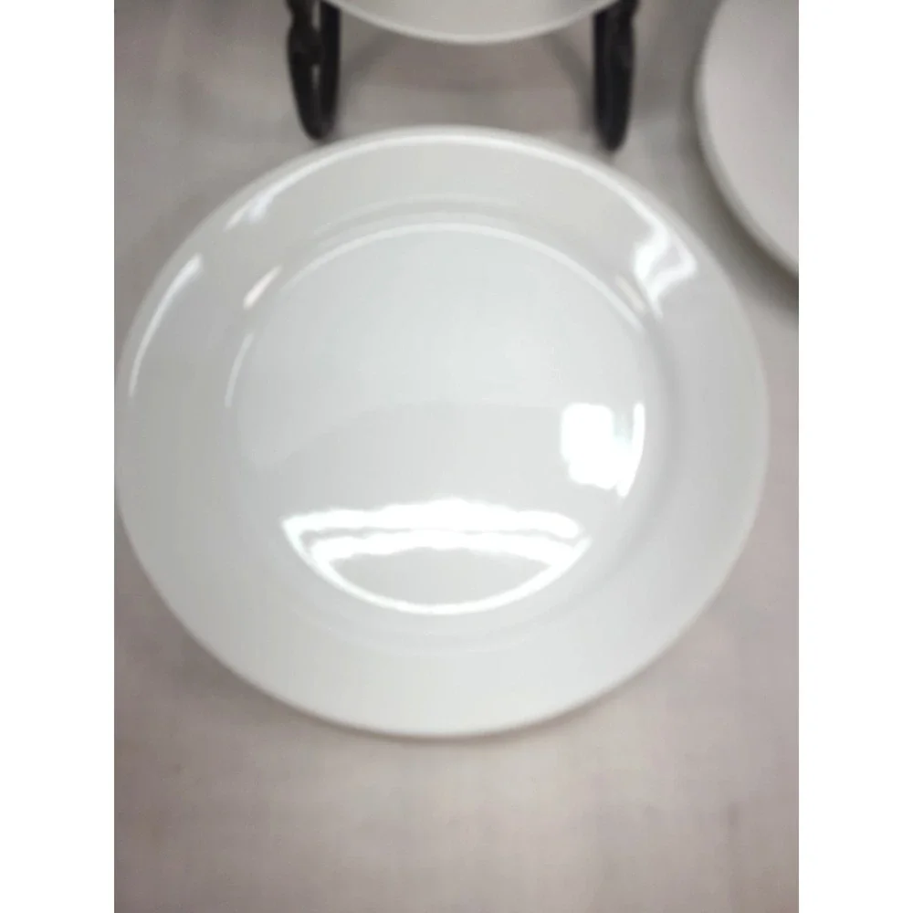 Corelle Livingware Winter Frost White 10 inch Dinner Plate Set of 4‎